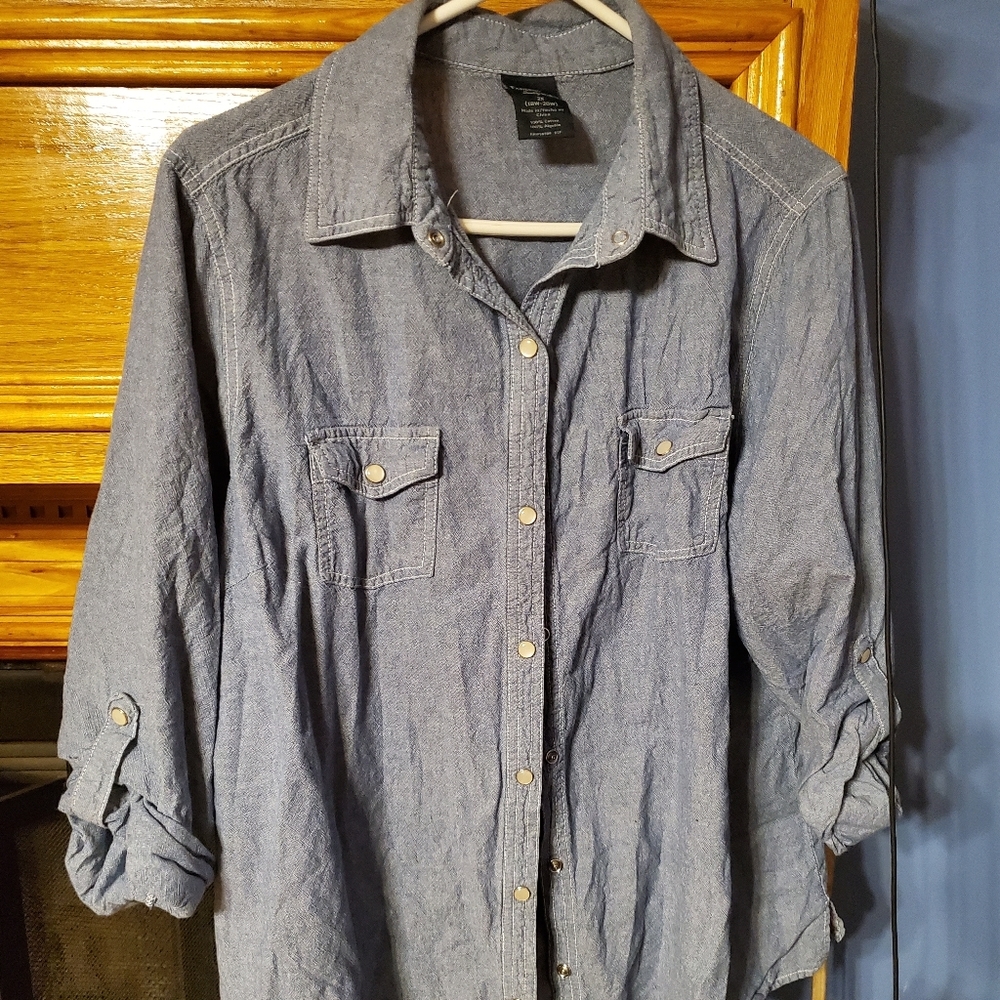 Faded Glory denim shirt